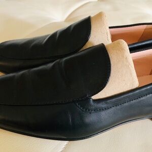 J.Crew Black Leather Loafer